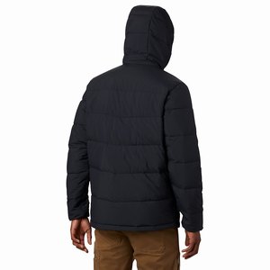 Columbia Lone Fir 650 TurboDown™ Hooded Jacka Herr Svarta (UAHWO6947)